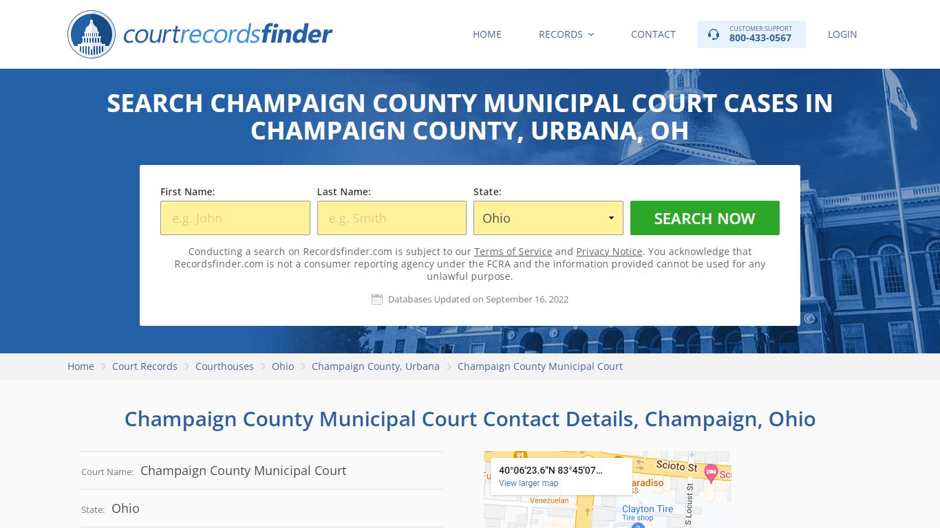 Champaign County Municipal Court Case Search - RecordsFinder